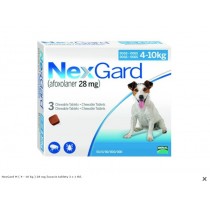 NexGard M ( 4 - 10 kg ) 28 mg žuvacie tablety 3 x 1 tbl.